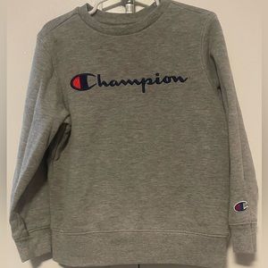 Gray champion sweater